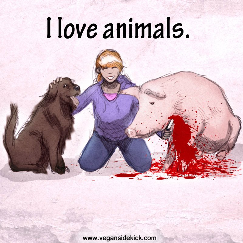 Inspiring the Altruistic Moment » Myth #61: “But I love animals.”